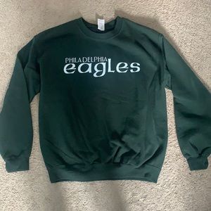 Philadelphia Eagles Green Crewneck Size Medium